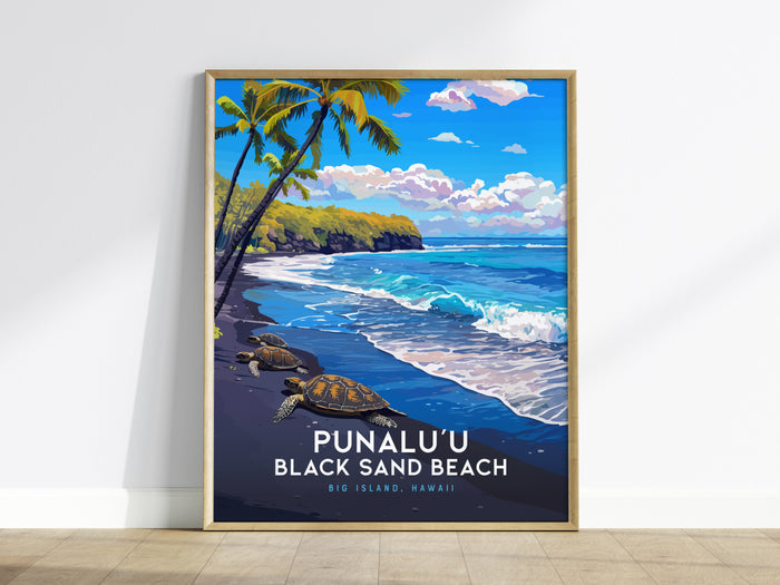 Punalu'u Beach, Big Island Hawaii