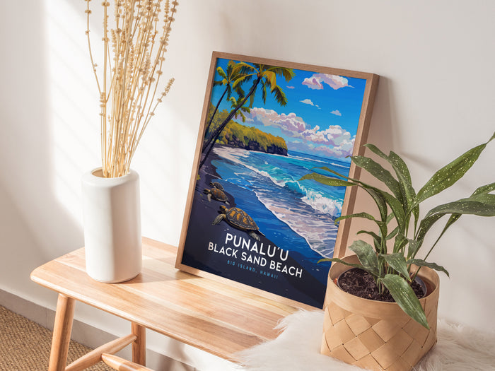 Punalu'u Beach, Big Island Hawaii