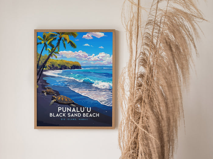 Punalu'u Beach, Big Island Hawaii