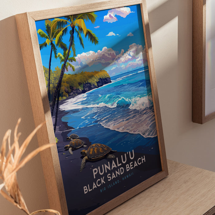 Punalu'u Beach, Big Island Hawaii