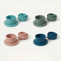 Pure Sip™ Silicone Drink Top, 4 Pack Ocean