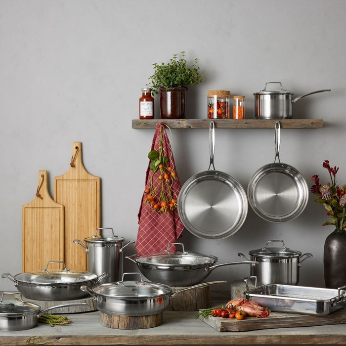 Scanpan Impact Chef Pan with Lid - 28cm