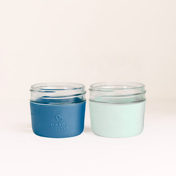 Silicone Sleeve, 2 Pack Maritime and Seaglass 4 ounce