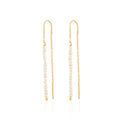 SPG-161 Pearl Threader Earrrings - Gold Plated