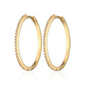 SPG-64 Sparkling Perfect Hoop Earrings