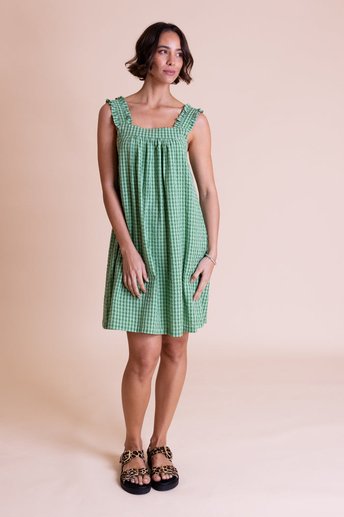 SS3210 Frill Strap Dress