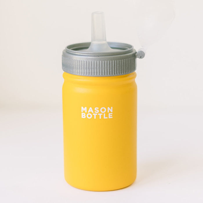 Stainless Steel Straw Cup, 16oz Marigold Yellow
