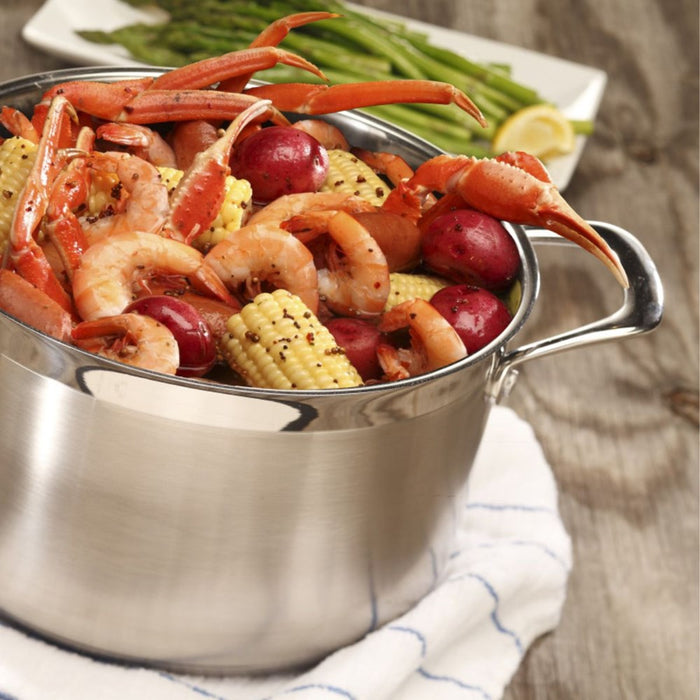 Swiss Diamond Premium Steel Casserole with Lid - 20cm / 4L