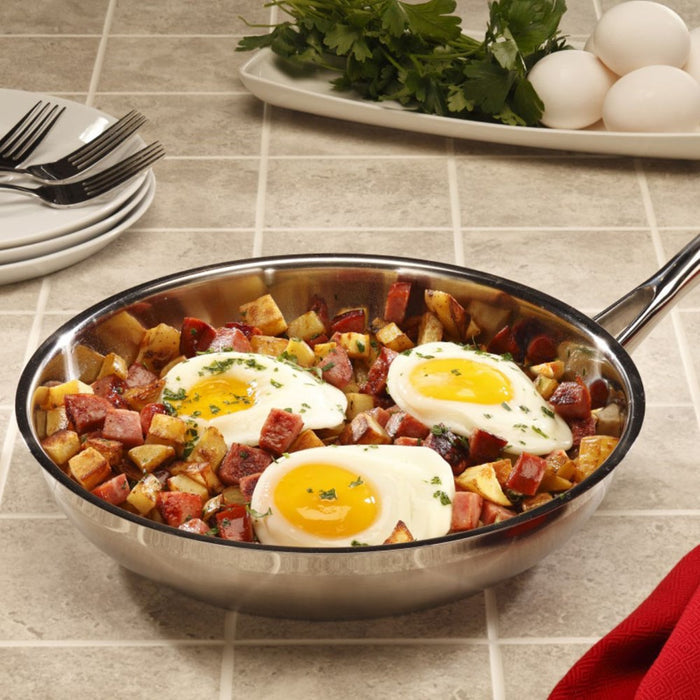 Swiss Diamond Premium Steel Fry Pan - 24cm