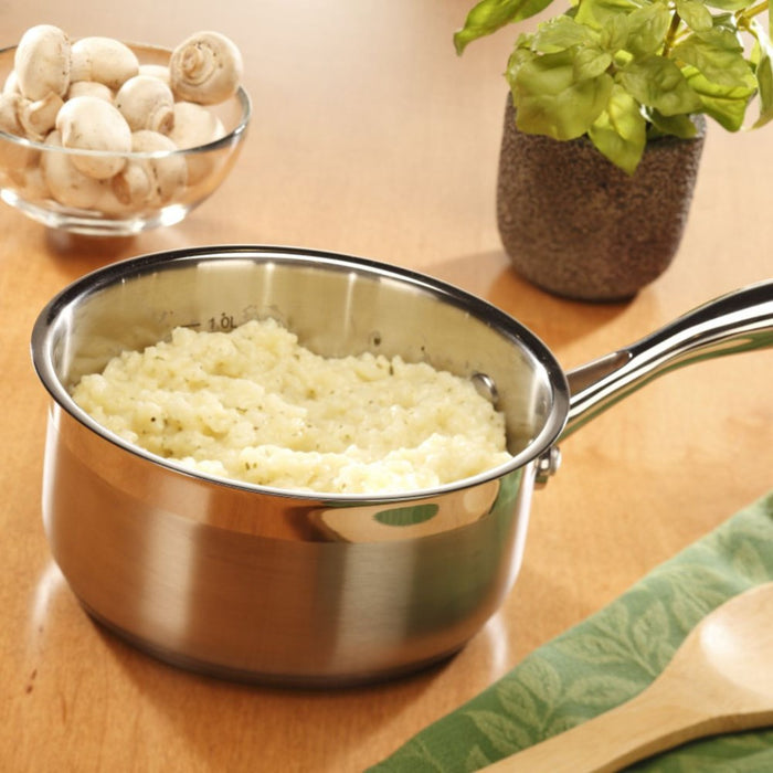 Swiss Diamond Premium Steel Saucepan with Lid - 16cm / 1.5L