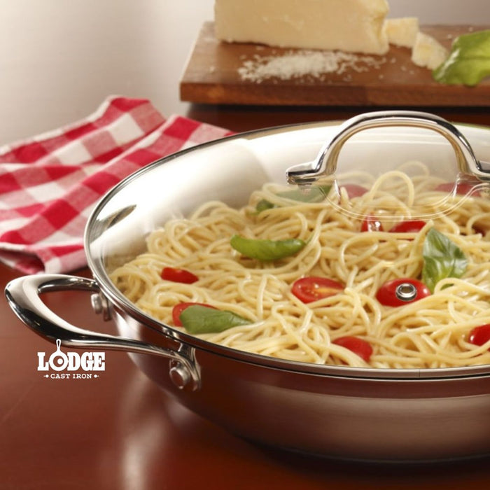 Swiss Diamond Premium Steel Saute Pan with Lid - 28cm / 4L
