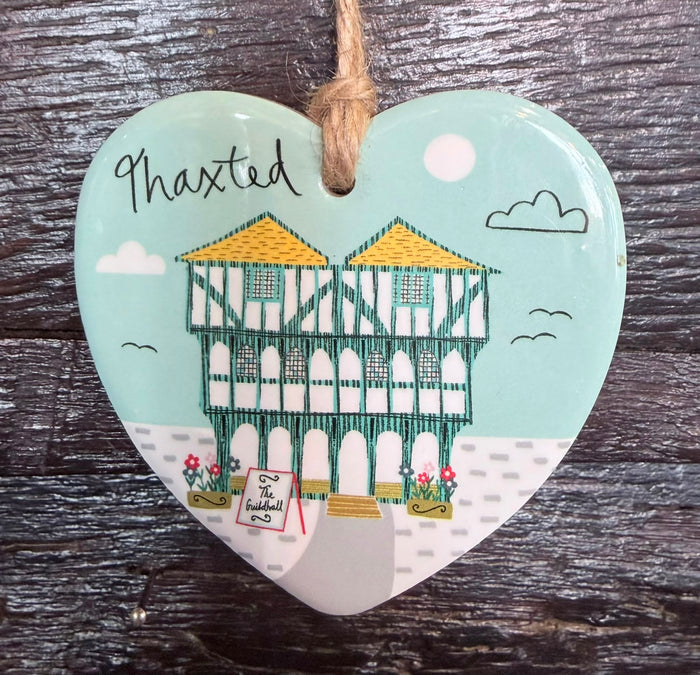 Thaxted Ceramic Heart Decoration Day