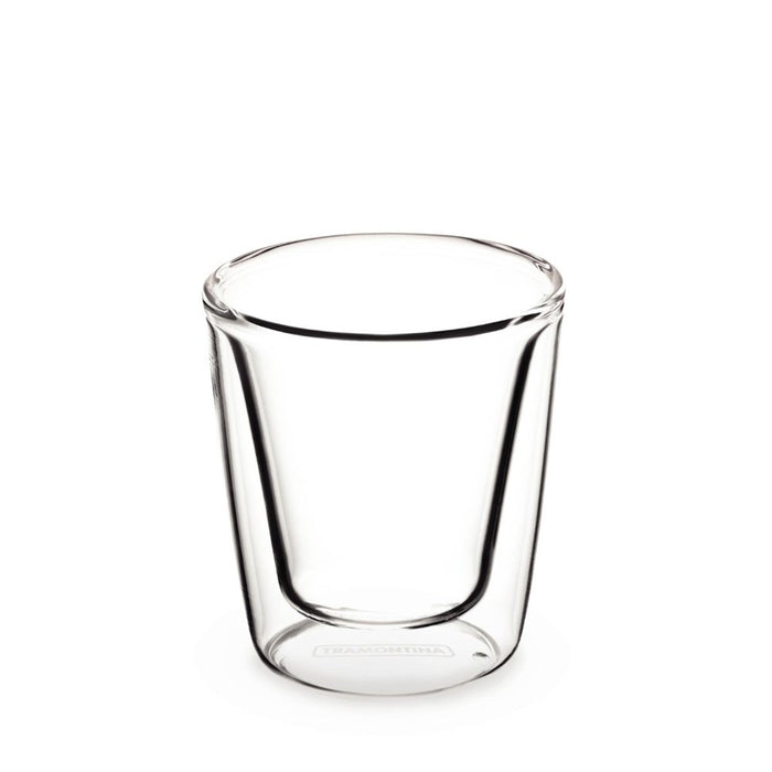 Tramontina Double Wall Espresso Glass - 85ml - Set 2
