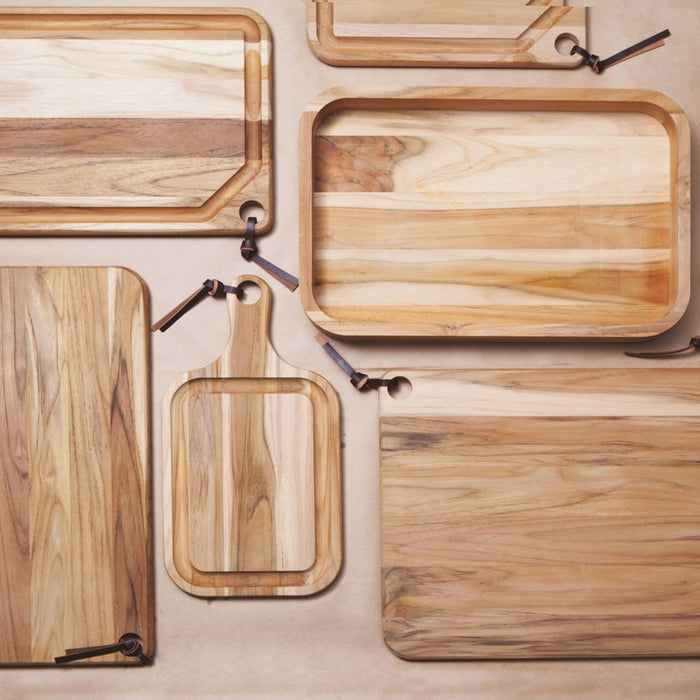 Tramontina Teak Cutting Board with Handle - 46 x 23cm
