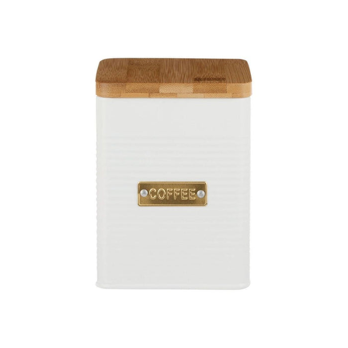 Typhoon Living Otto Square Coffee Storage, White - 1.6L