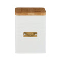 Typhoon Living Otto Square Tea Storage, White - 1.6L