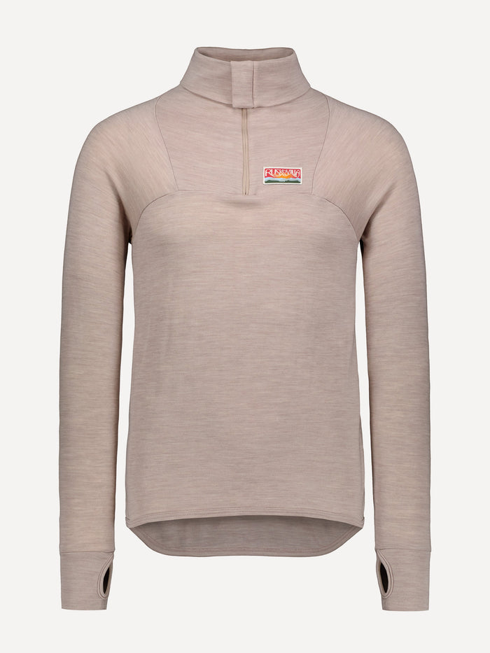 Ulkoilupaita merinovillaa, unisex, hiekka - Ruskovilla