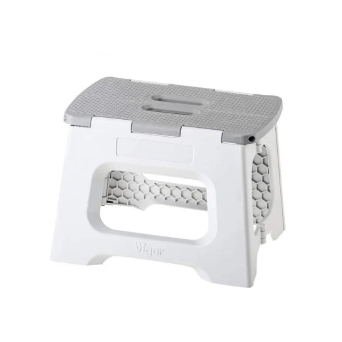 Vigar Compact Foldable Stool - Grey - 23cm