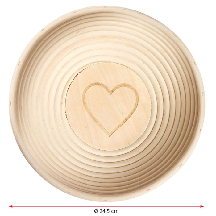Westmark Round Fermentation Basket with Heart