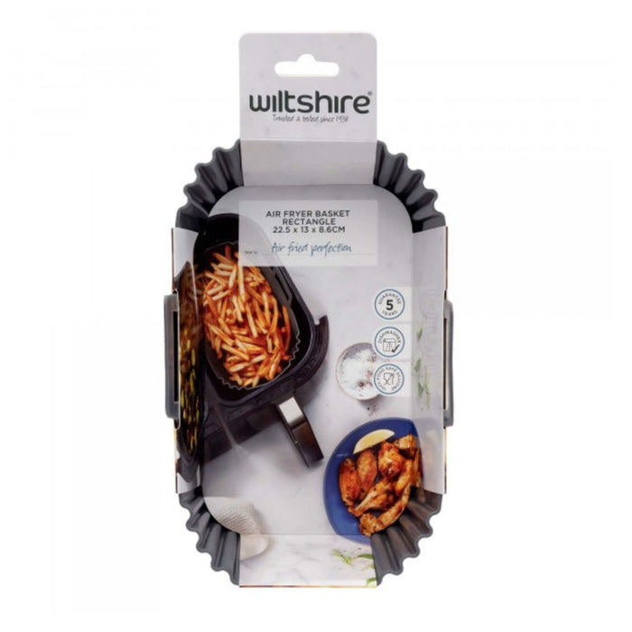Wiltshire Silicone Air Fryer Basket - 22cm Rectangle