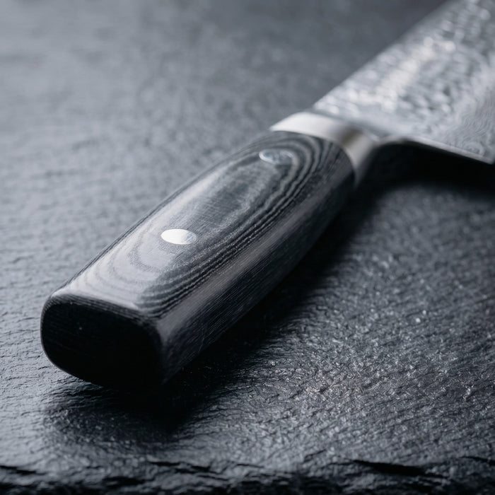 Yaxell Officemes Zen 12 cm - 37 laags roestvrij damast staal - canvas Micarta heft