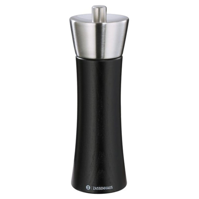 Zassenhaus Augsburg Stainless Steel Salt Mill - 18cm
