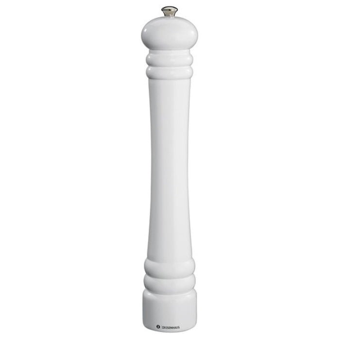 Zassenhaus Berlin White Gloss Pepper Mill - 30cm