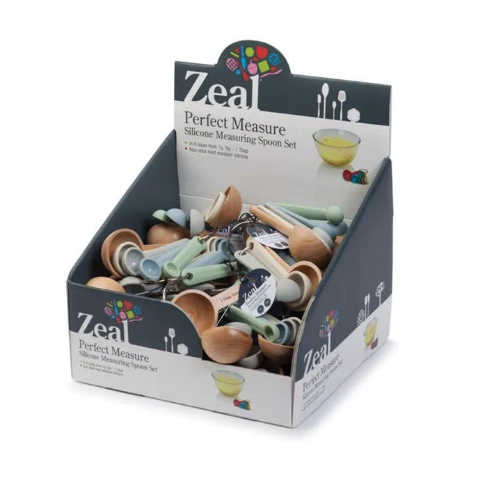 Zeal Silicone and Beechwood Measuring Spoons