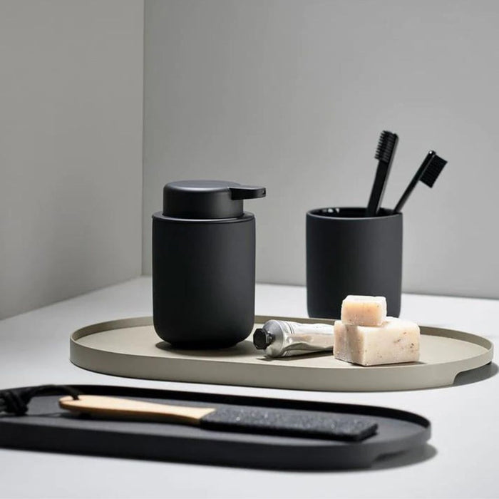 Zone Denmark Oval Tray - 35 x 23cm Grey