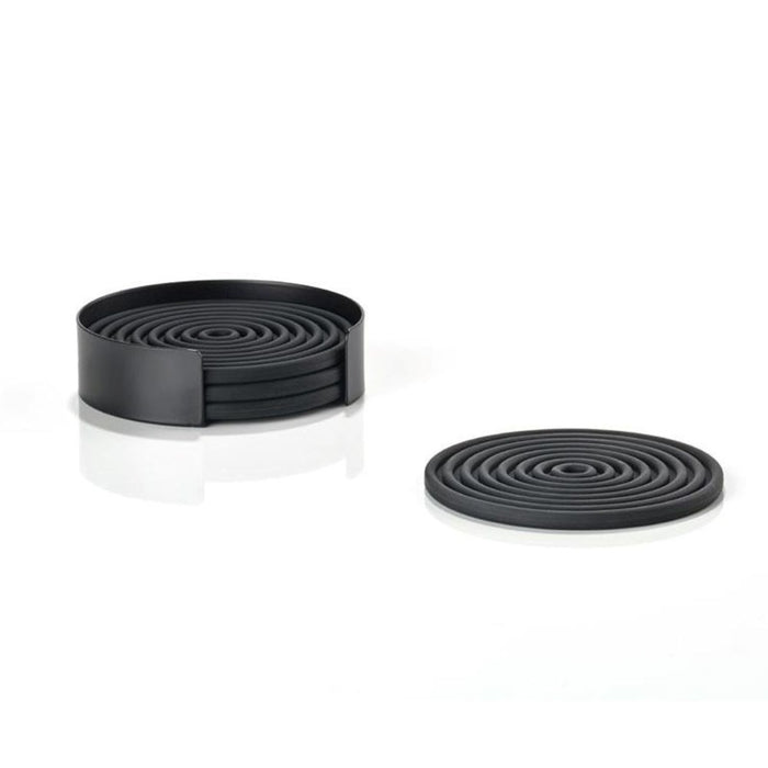 Zone Denmark Rocks Coasters with Holder - Set of 4