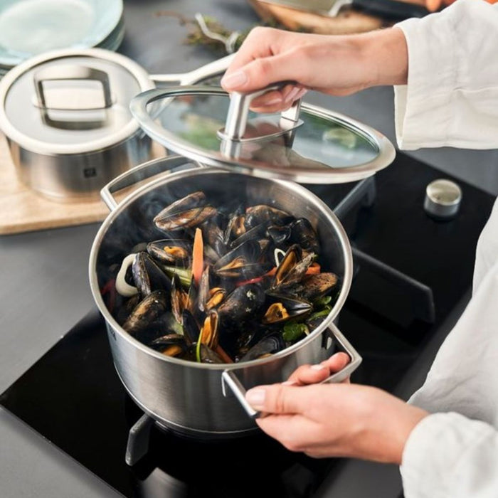 Zwilling Vitality Stainless Steel Stock Pot - 24cm High Sides